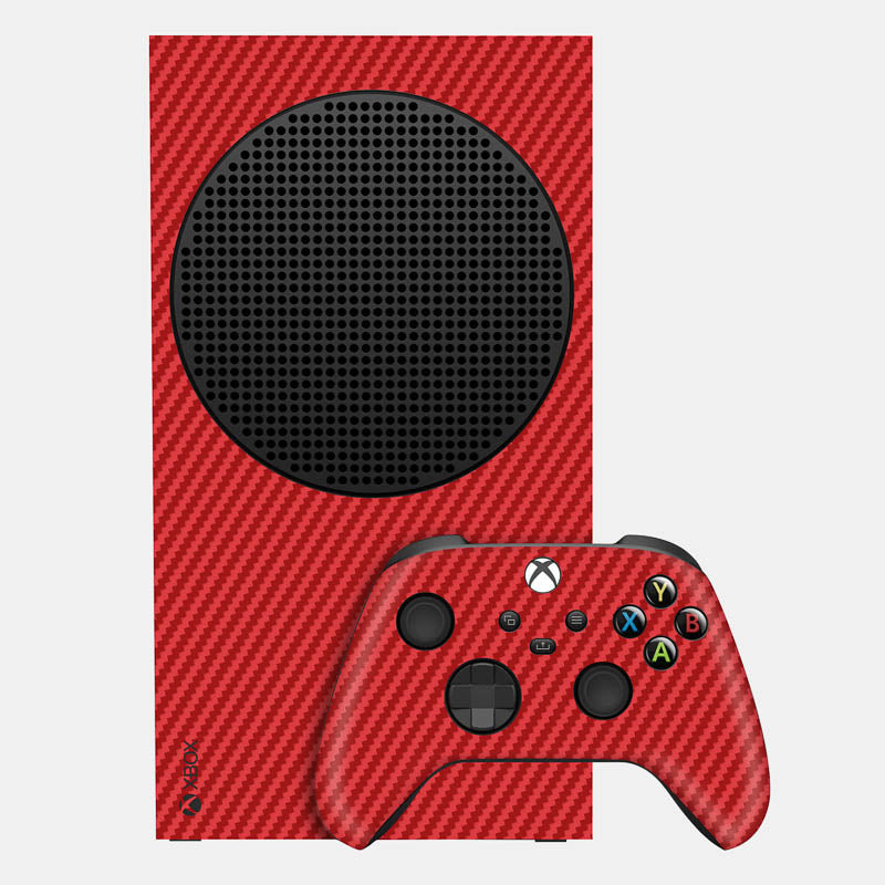 Carbon Fibre Red Glass Back