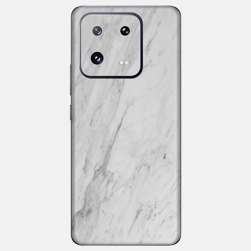 White Marble Glass Back